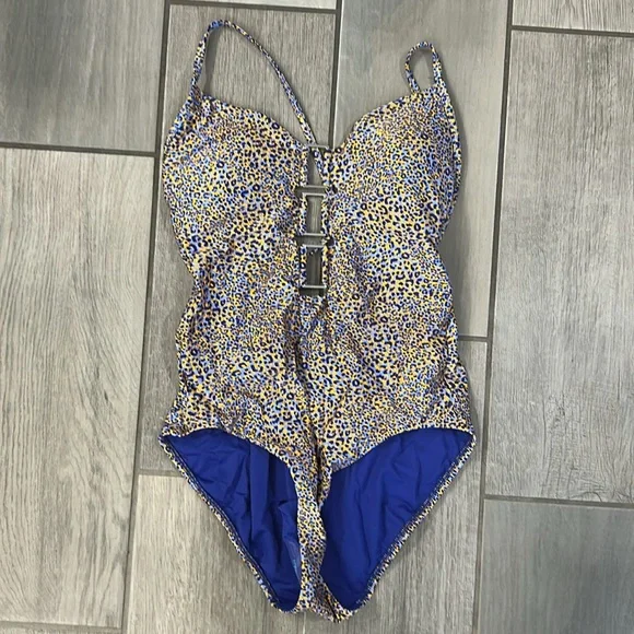 NWOT Seafolly Women's Ring Front Maillot One Piece Swimsuit - Picture 3 of 7